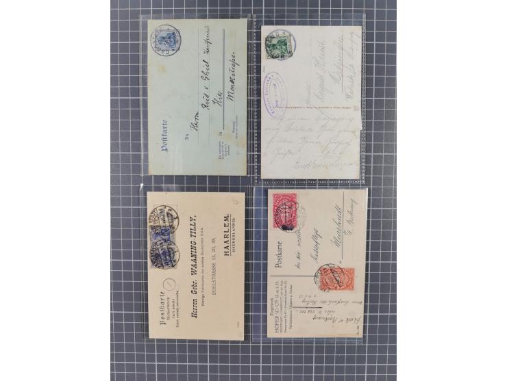 1840/2001 (ca.), Bremen und Cannstatt Heimat-Sammlung mit über 350 belegen, inkl. Dienstmarken und Feldpost, viele interessan