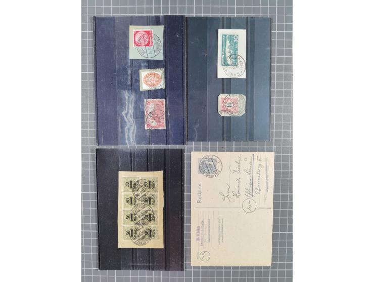 1840/2001 (ca.), Bremen und Cannstatt Heimat-Sammlung mit über 350 belegen, inkl. Dienstmarken und Feldpost, viele interessan