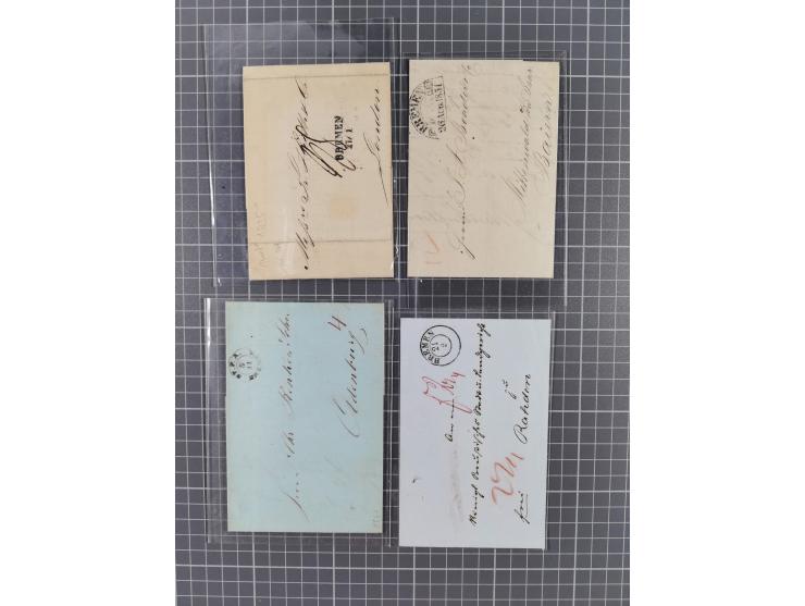 1840/2001 (ca.), Bremen und Cannstatt Heimat-Sammlung mit über 350 belegen, inkl. Dienstmarken und Feldpost, viele interessan