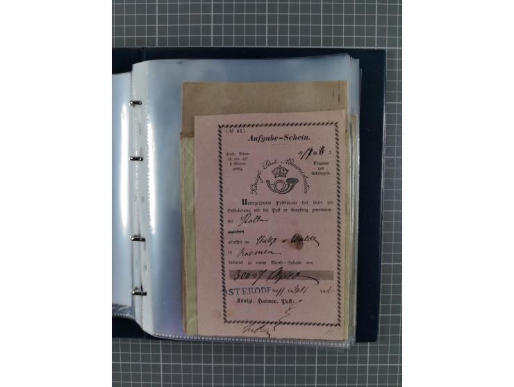 1840/2001 (ca.), Bremen und Cannstatt Heimat-Sammlung mit über 350 belegen, inkl. Dienstmarken und Feldpost, viele interessan