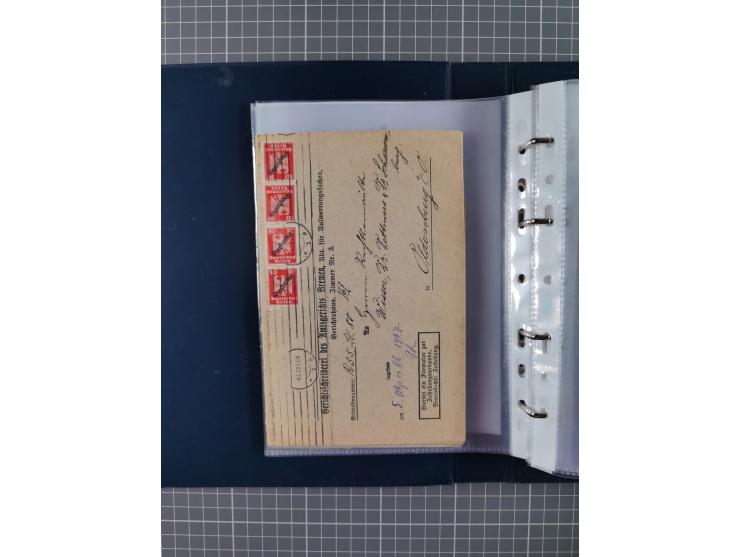 1840/2001 (ca.), Bremen und Cannstatt Heimat-Sammlung mit über 350 belegen, inkl. Dienstmarken und Feldpost, viele interessan