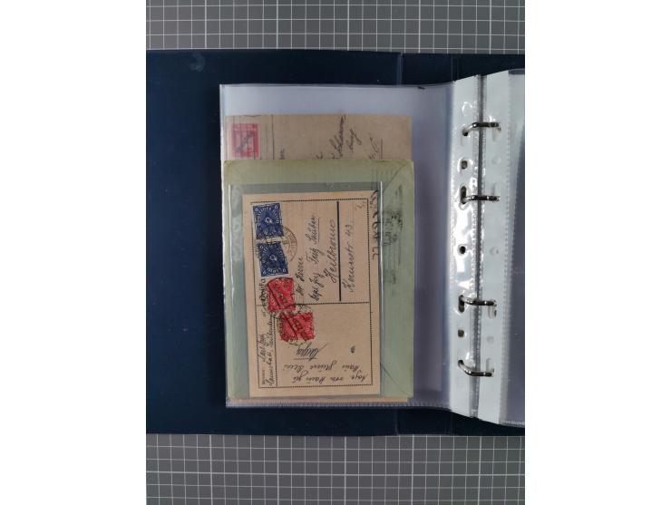 1840/2001 (ca.), Bremen und Cannstatt Heimat-Sammlung mit über 350 belegen, inkl. Dienstmarken und Feldpost, viele interessan