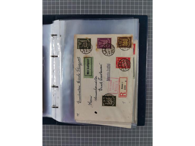 1840/2001 (ca.), Bremen und Cannstatt Heimat-Sammlung mit über 350 belegen, inkl. Dienstmarken und Feldpost, viele interessan