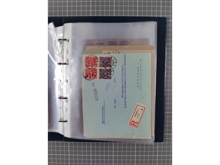 1840/2001 (ca.), Bremen und Cannstatt Heimat-Sammlung mit über 350 belegen, inkl. Dienstmarken und Feldpost, viele interessan