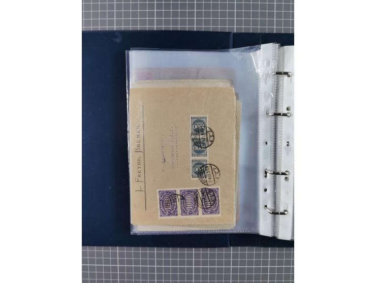 1840/2001 (ca.), Bremen und Cannstatt Heimat-Sammlung mit über 350 belegen, inkl. Dienstmarken und Feldpost, viele interessan