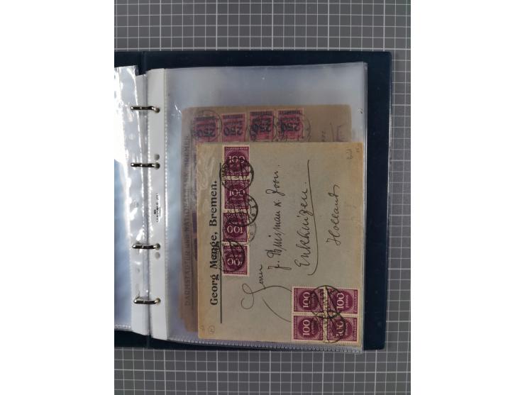 1840/2001 (ca.), Bremen und Cannstatt Heimat-Sammlung mit über 350 belegen, inkl. Dienstmarken und Feldpost, viele interessan