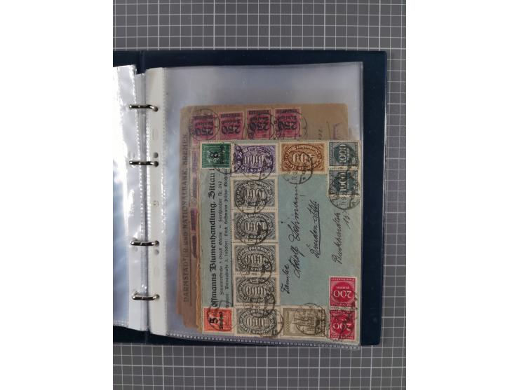 1840/2001 (ca.), Bremen und Cannstatt Heimat-Sammlung mit über 350 belegen, inkl. Dienstmarken und Feldpost, viele interessan