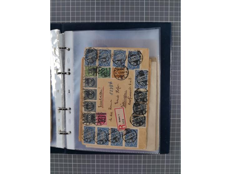 1840/2001 (ca.), Bremen und Cannstatt Heimat-Sammlung mit über 350 belegen, inkl. Dienstmarken und Feldpost, viele interessan