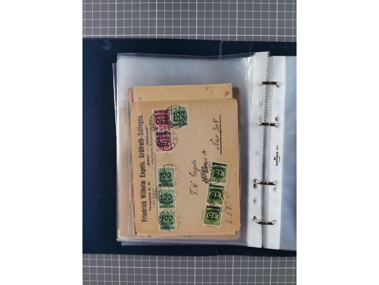 1840/2001 (ca.), Bremen und Cannstatt Heimat-Sammlung mit über 350 belegen, inkl. Dienstmarken und Feldpost, viele interessan