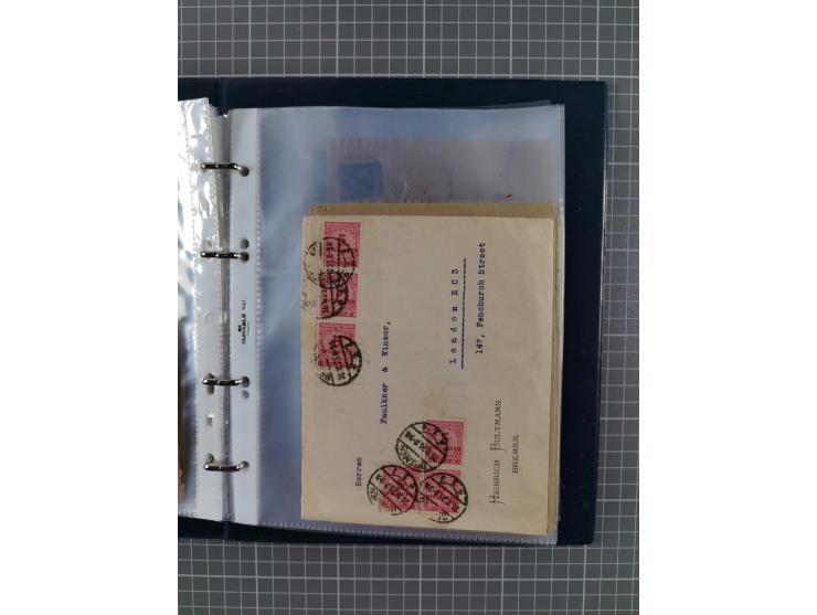 1840/2001 (ca.), Bremen und Cannstatt Heimat-Sammlung mit über 350 belegen, inkl. Dienstmarken und Feldpost, viele interessan