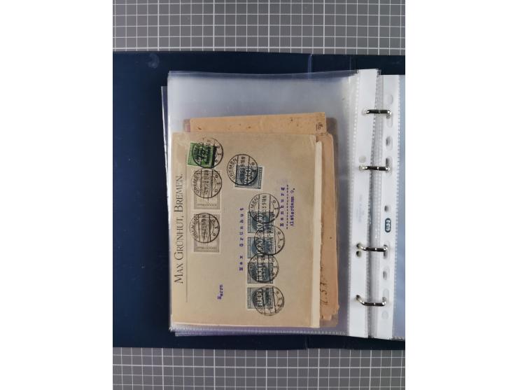 1840/2001 (ca.), Bremen und Cannstatt Heimat-Sammlung mit über 350 belegen, inkl. Dienstmarken und Feldpost, viele interessan