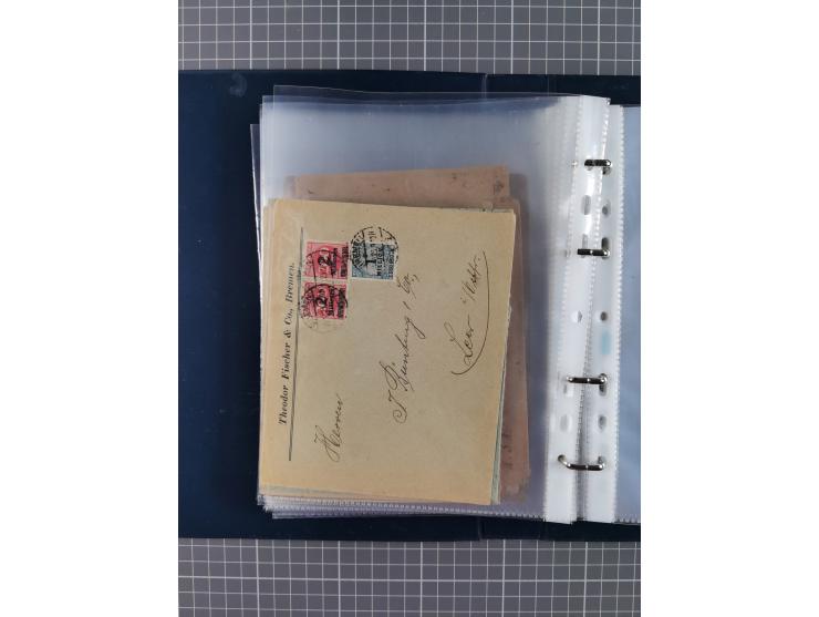 1840/2001 (ca.), Bremen und Cannstatt Heimat-Sammlung mit über 350 belegen, inkl. Dienstmarken und Feldpost, viele interessan