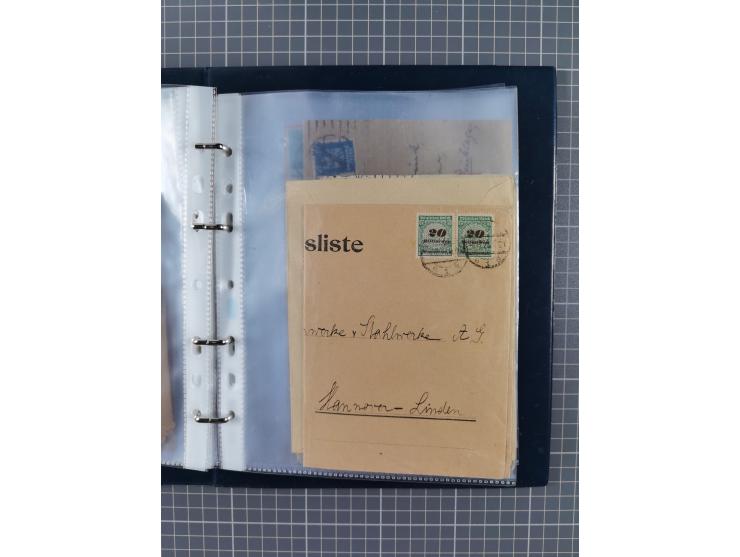 1840/2001 (ca.), Bremen und Cannstatt Heimat-Sammlung mit über 350 belegen, inkl. Dienstmarken und Feldpost, viele interessan