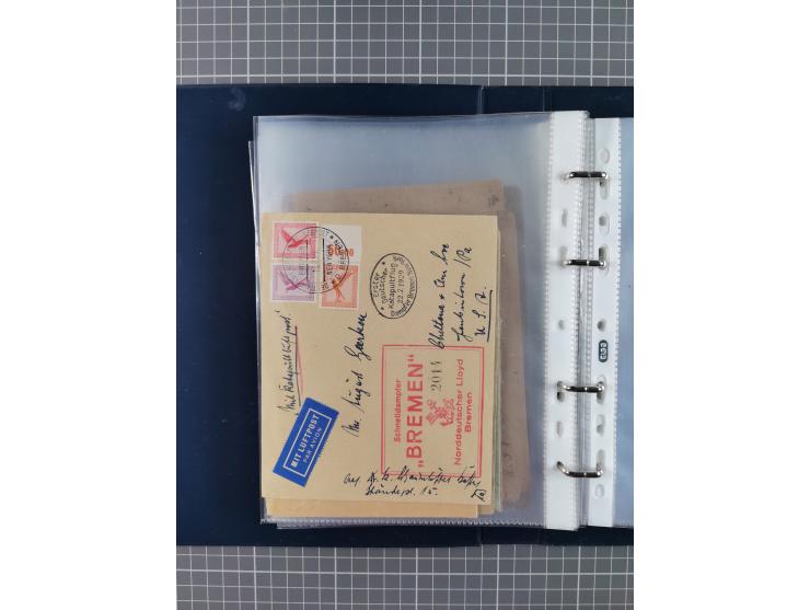 1840/2001 (ca.), Bremen und Cannstatt Heimat-Sammlung mit über 350 belegen, inkl. Dienstmarken und Feldpost, viele interessan