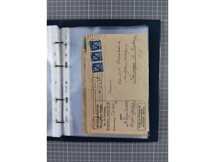 1840/2001 (ca.), Bremen und Cannstatt Heimat-Sammlung mit über 350 belegen, inkl. Dienstmarken und Feldpost, viele interessan