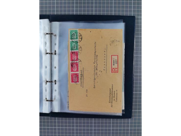 1840/2001 (ca.), Bremen und Cannstatt Heimat-Sammlung mit über 350 belegen, inkl. Dienstmarken und Feldpost, viele interessan
