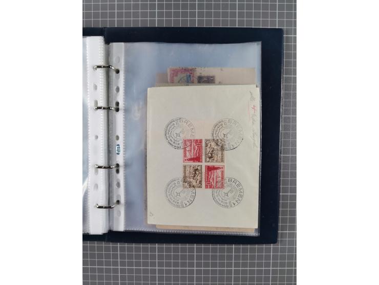 1840/2001 (ca.), Bremen und Cannstatt Heimat-Sammlung mit über 350 belegen, inkl. Dienstmarken und Feldpost, viele interessan