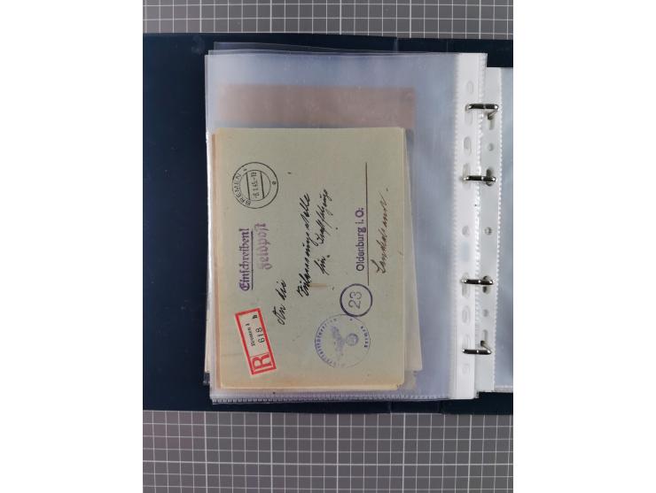 1840/2001 (ca.), Bremen und Cannstatt Heimat-Sammlung mit über 350 belegen, inkl. Dienstmarken und Feldpost, viele interessan
