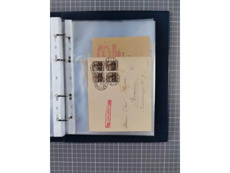 1840/2001 (ca.), Bremen und Cannstatt Heimat-Sammlung mit über 350 belegen, inkl. Dienstmarken und Feldpost, viele interessan