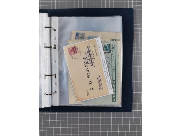 1840/2001 (ca.), Bremen und Cannstatt Heimat-Sammlung mit über 350 belegen, inkl. Dienstmarken und Feldpost, viele interessan