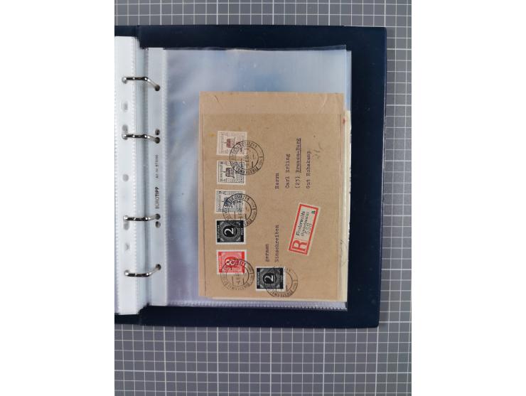 1840/2001 (ca.), Bremen und Cannstatt Heimat-Sammlung mit über 350 belegen, inkl. Dienstmarken und Feldpost, viele interessan