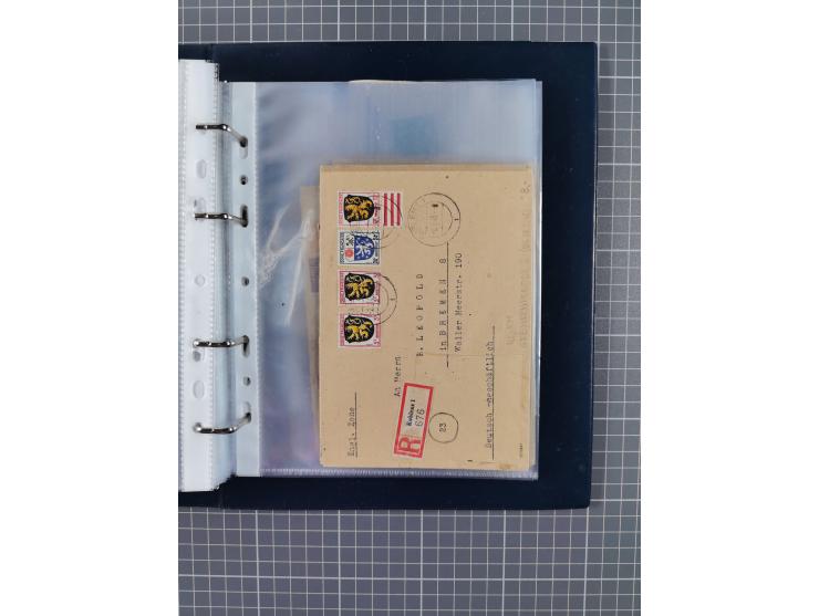 1840/2001 (ca.), Bremen und Cannstatt Heimat-Sammlung mit über 350 belegen, inkl. Dienstmarken und Feldpost, viele interessan