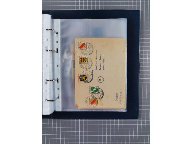 1840/2001 (ca.), Bremen und Cannstatt Heimat-Sammlung mit über 350 belegen, inkl. Dienstmarken und Feldpost, viele interessan