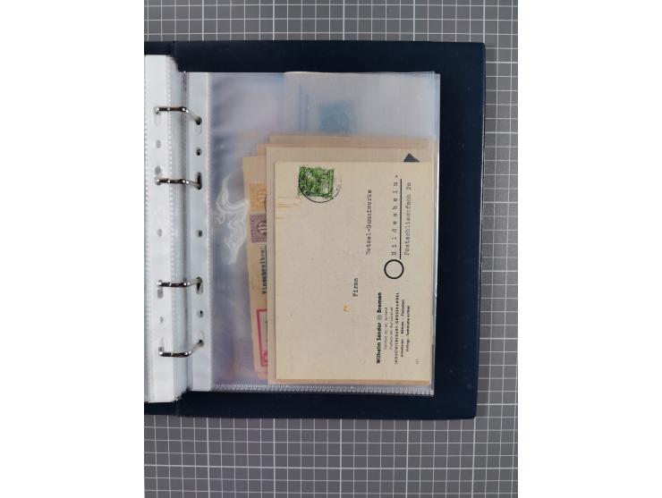 1840/2001 (ca.), Bremen und Cannstatt Heimat-Sammlung mit über 350 belegen, inkl. Dienstmarken und Feldpost, viele interessan