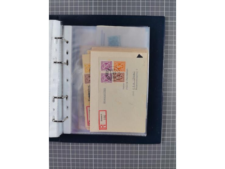 1840/2001 (ca.), Bremen und Cannstatt Heimat-Sammlung mit über 350 belegen, inkl. Dienstmarken und Feldpost, viele interessan