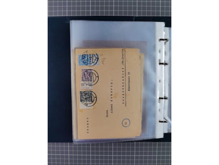 1840/2001 (ca.), Bremen und Cannstatt Heimat-Sammlung mit über 350 belegen, inkl. Dienstmarken und Feldpost, viele interessan