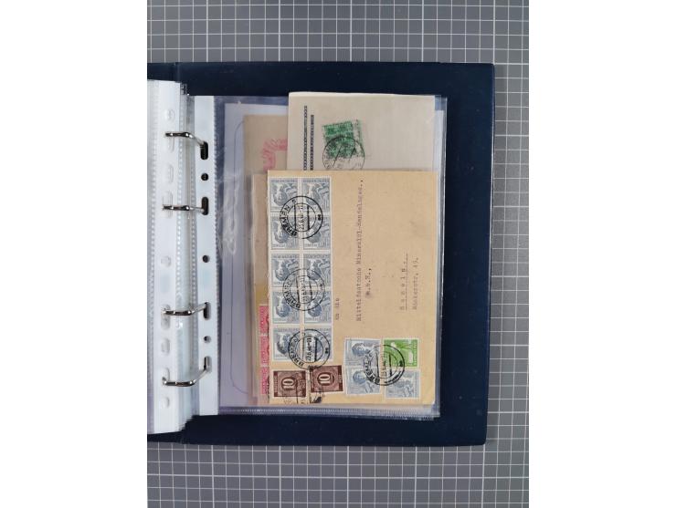 1840/2001 (ca.), Bremen und Cannstatt Heimat-Sammlung mit über 350 belegen, inkl. Dienstmarken und Feldpost, viele interessan