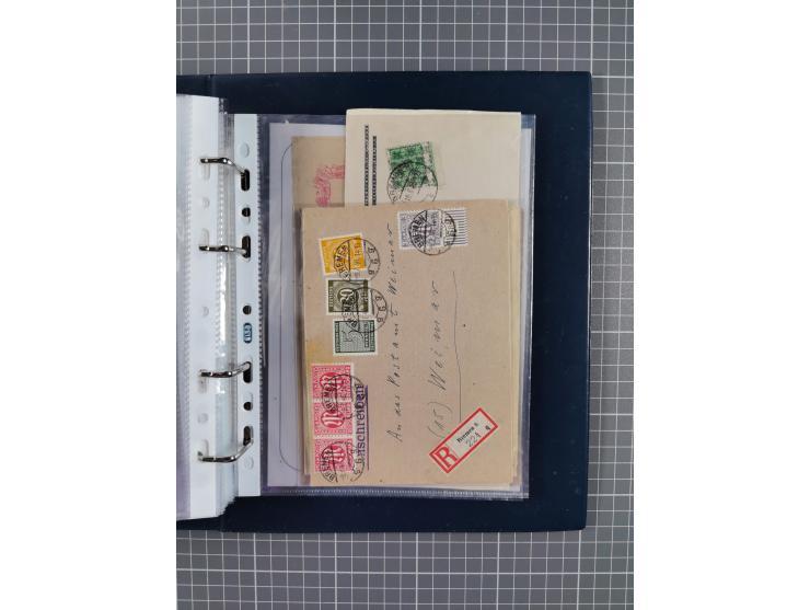 1840/2001 (ca.), Bremen und Cannstatt Heimat-Sammlung mit über 350 belegen, inkl. Dienstmarken und Feldpost, viele interessan