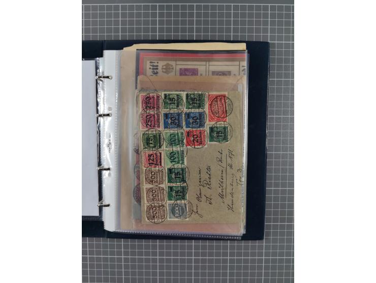 1840/2001 (ca.), Bremen und Cannstatt Heimat-Sammlung mit über 350 belegen, inkl. Dienstmarken und Feldpost, viele interessan