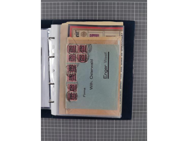 1840/2001 (ca.), Bremen und Cannstatt Heimat-Sammlung mit über 350 belegen, inkl. Dienstmarken und Feldpost, viele interessan