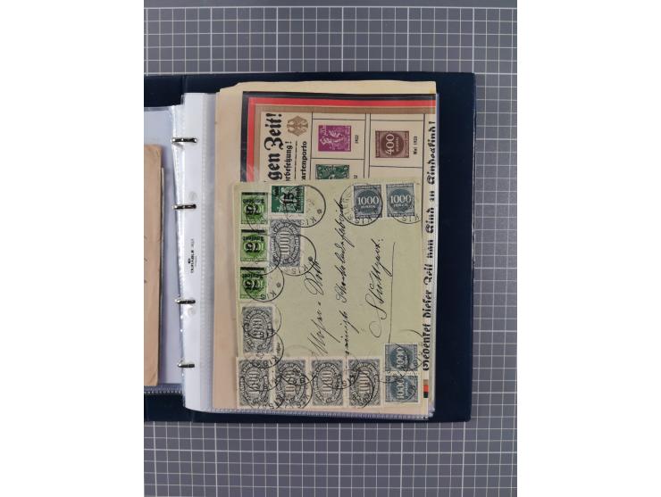 1840/2001 (ca.), Bremen und Cannstatt Heimat-Sammlung mit über 350 belegen, inkl. Dienstmarken und Feldpost, viele interessan