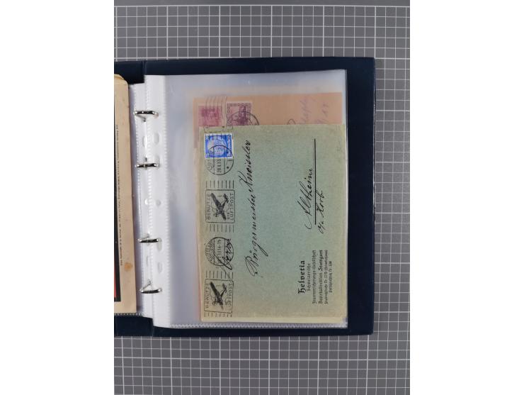 1840/2001 (ca.), Bremen und Cannstatt Heimat-Sammlung mit über 350 belegen, inkl. Dienstmarken und Feldpost, viele interessan