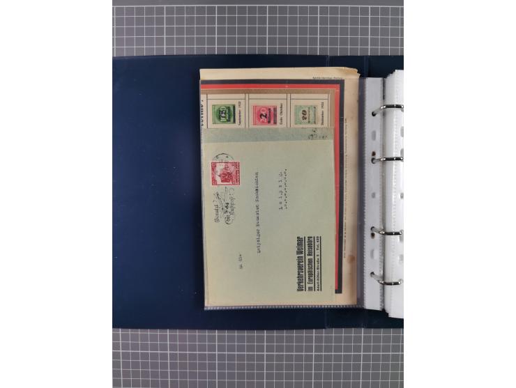 1840/2001 (ca.), Bremen und Cannstatt Heimat-Sammlung mit über 350 belegen, inkl. Dienstmarken und Feldpost, viele interessan