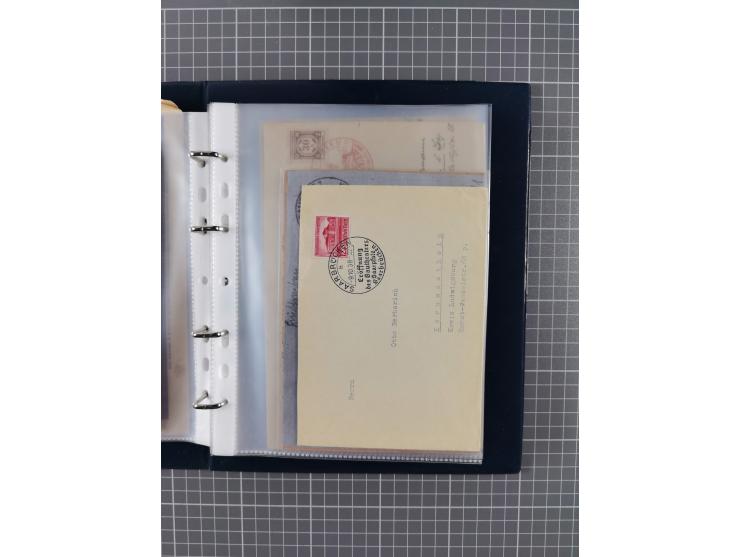 1840/2001 (ca.), Bremen und Cannstatt Heimat-Sammlung mit über 350 belegen, inkl. Dienstmarken und Feldpost, viele interessan