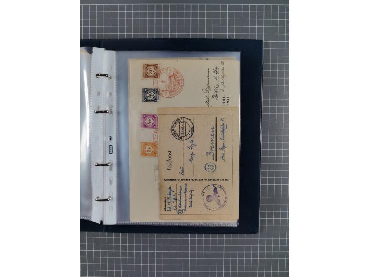 1840/2001 (ca.), Bremen und Cannstatt Heimat-Sammlung mit über 350 belegen, inkl. Dienstmarken und Feldpost, viele interessan