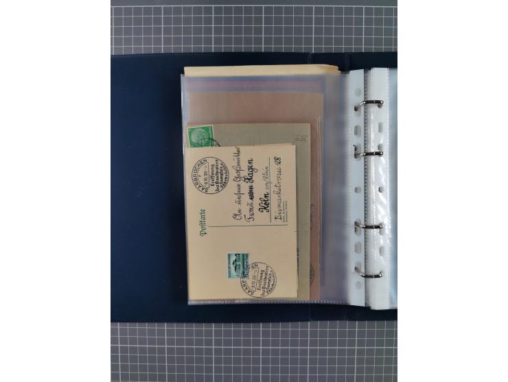 1840/2001 (ca.), Bremen und Cannstatt Heimat-Sammlung mit über 350 belegen, inkl. Dienstmarken und Feldpost, viele interessan