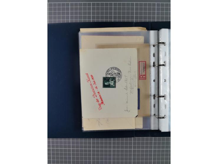 1840/2001 (ca.), Bremen und Cannstatt Heimat-Sammlung mit über 350 belegen, inkl. Dienstmarken und Feldpost, viele interessan