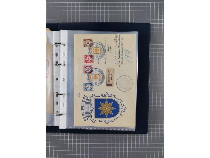 1840/2001 (ca.), Bremen und Cannstatt Heimat-Sammlung mit über 350 belegen, inkl. Dienstmarken und Feldpost, viele interessan