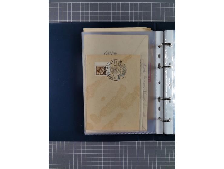 1840/2001 (ca.), Bremen und Cannstatt Heimat-Sammlung mit über 350 belegen, inkl. Dienstmarken und Feldpost, viele interessan