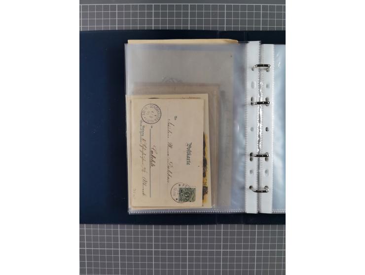 1840/2001 (ca.), Bremen und Cannstatt Heimat-Sammlung mit über 350 belegen, inkl. Dienstmarken und Feldpost, viele interessan