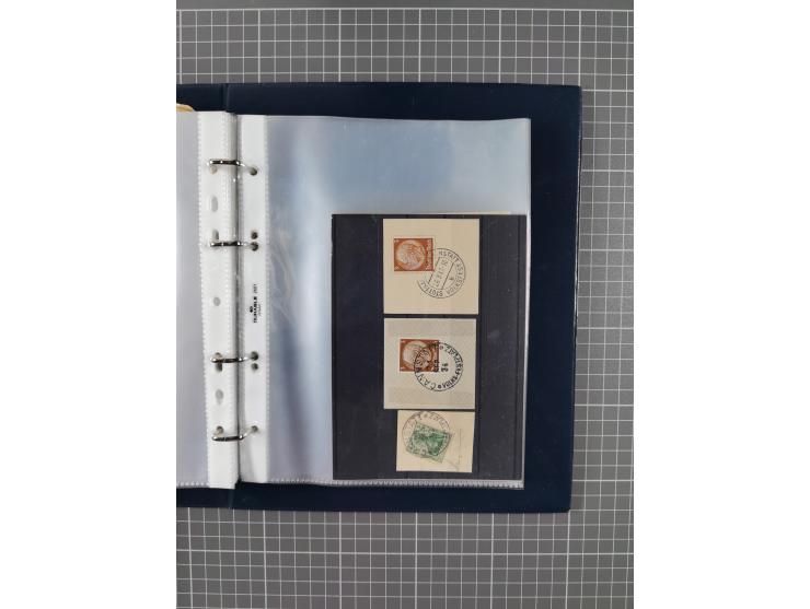 1840/2001 (ca.), Bremen und Cannstatt Heimat-Sammlung mit über 350 belegen, inkl. Dienstmarken und Feldpost, viele interessan