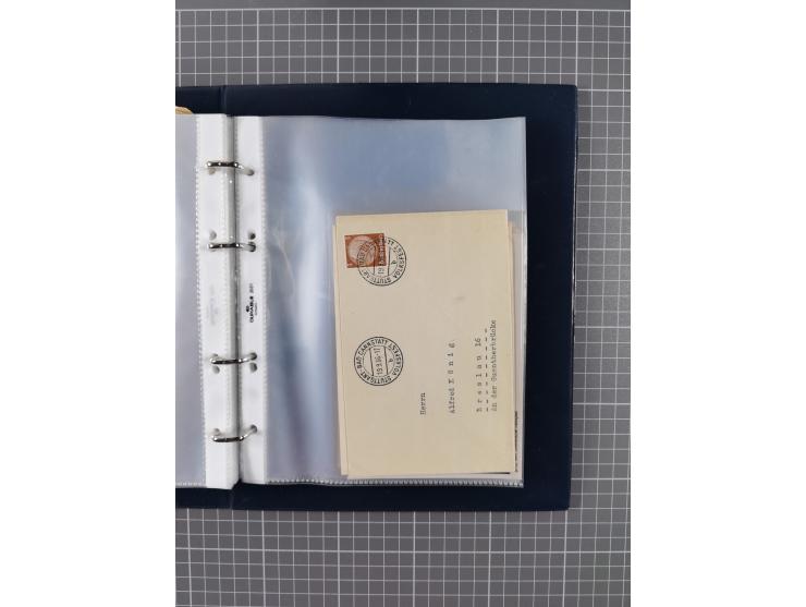 1840/2001 (ca.), Bremen und Cannstatt Heimat-Sammlung mit über 350 belegen, inkl. Dienstmarken und Feldpost, viele interessan