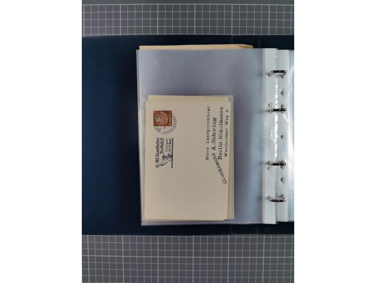 1840/2001 (ca.), Bremen und Cannstatt Heimat-Sammlung mit über 350 belegen, inkl. Dienstmarken und Feldpost, viele interessan