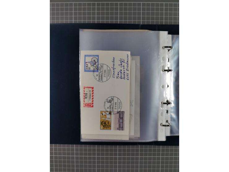 1840/2001 (ca.), Bremen und Cannstatt Heimat-Sammlung mit über 350 belegen, inkl. Dienstmarken und Feldpost, viele interessan