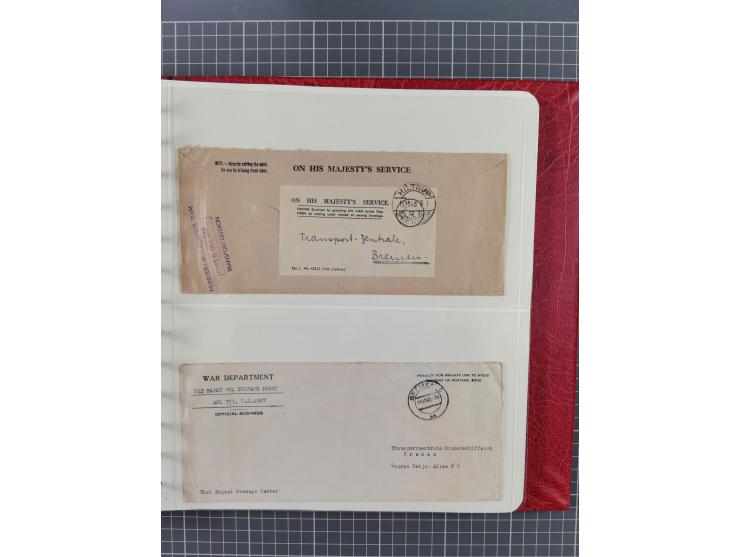 1840/2001 (ca.), Bremen und Cannstatt Heimat-Sammlung mit über 350 belegen, inkl. Dienstmarken und Feldpost, viele interessan