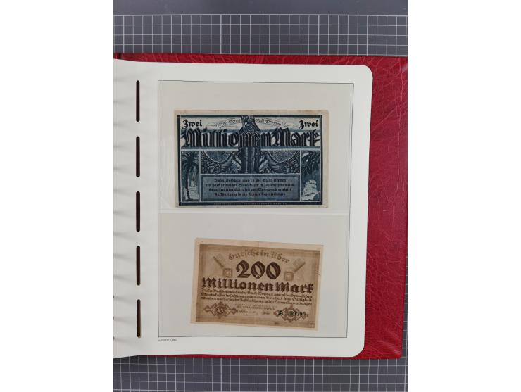1840/2001 (ca.), Bremen und Cannstatt Heimat-Sammlung mit über 350 belegen, inkl. Dienstmarken und Feldpost, viele interessan